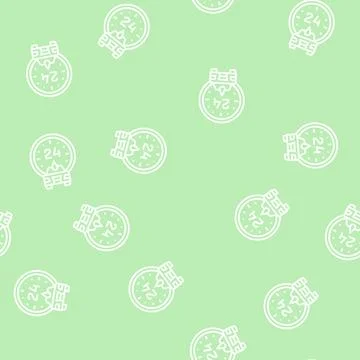Day and night working car wash service line seamless pattern Ilustración de archivo