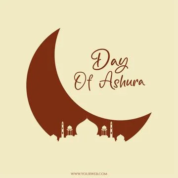 Day of ashura template vector design illustration Stock Illustration