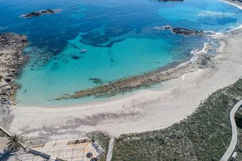 DAY AT THE BEACH IN ES Stock Photos
