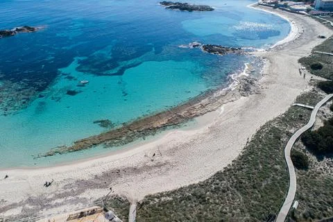 DAY AT THE BEACH IN ES Stock Photos