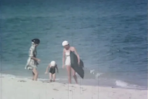 A Day at the Beach Stock Footage 24752864