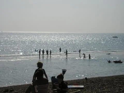 Day at the beach Fotos Stock