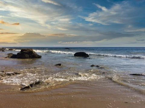 A Day at the Beach Foto stock