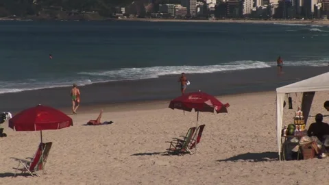 Day at the beach - September 15th, 2010 Stock Footage 313742526