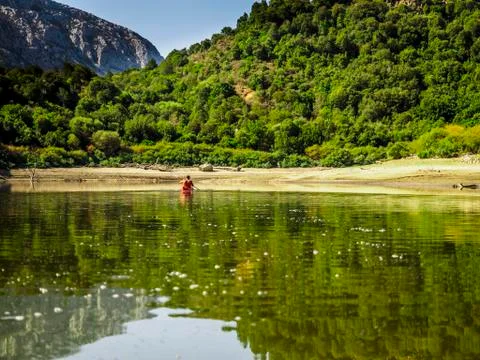 A day in canoa Stock Photos