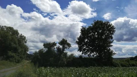 Day with chanching  CLOUDES forms Stock Photos