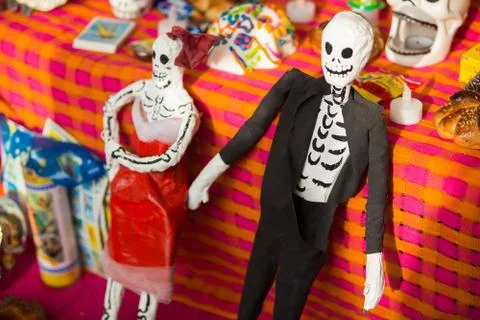 Day of the dead attributes Stock Photos