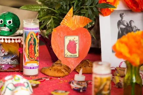 Day of the dead attributes Stock Photos