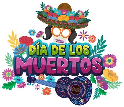 Day of the Dead banner design Stock Illustration