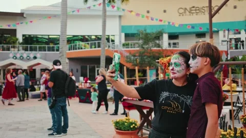 Day of the Dead Celebration Stock Footage 255748523
