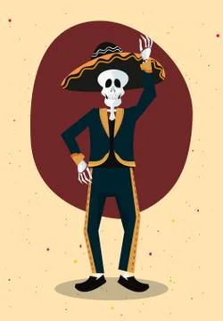 Day of the dead celebration Stock Illustration