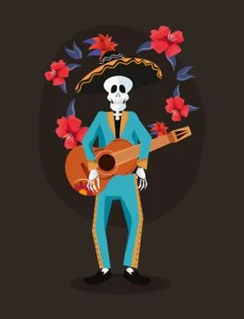 Day of the dead celebration Stock Illustration