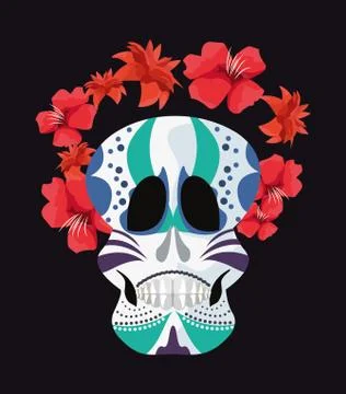 Day of the dead celebration Stock Illustration