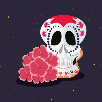 Day of the dead celebration Stock Illustration