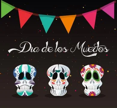 Day of the dead celebration Stock Illustration