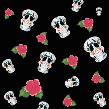 Day of the dead celebration Stock Illustration