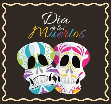 Day of the dead celebration Stock Illustration