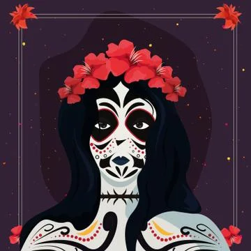 Day of the dead celebration Stock Illustration