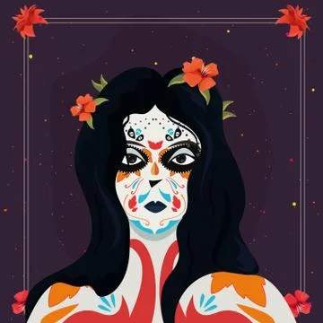Day of the dead celebration Stock Illustration
