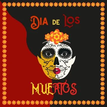 Day of the dead concept Stock Illustration