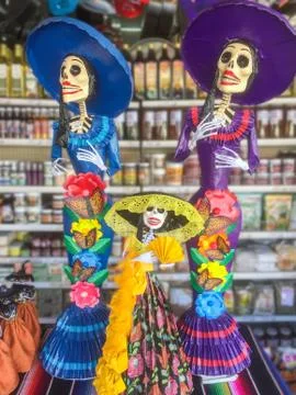Day of the Dead decorations Stock Photos