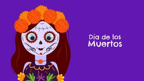 Day of Dead. Dia De Los Muertos. Illustrazione stock