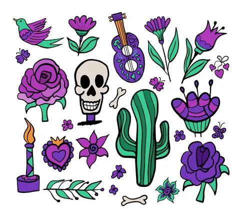Day of the Dead Stock Illustration