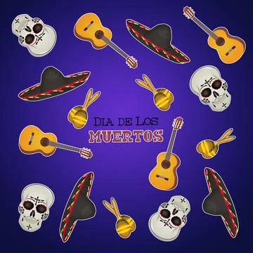 Day of the dead Stock Illustration