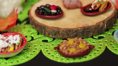 Day of the dead mini offering 002 Stock Footage 170514548