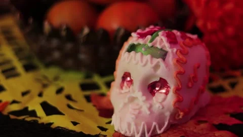 Day of the dead offering 001 Stock Footage 170514620