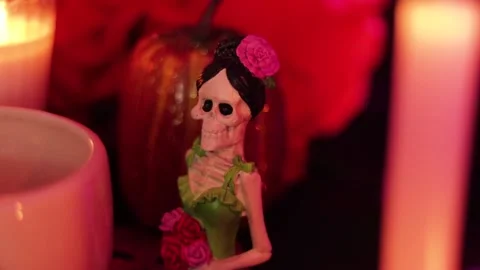 Day of the dead offering 004 Stock Footage 170514666