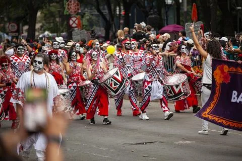 Day of the Dead Parade, Mexico Stock Photos
