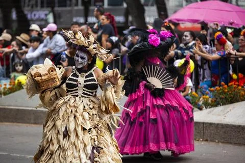 Day of the Dead Parade, Mexico Stock Photos