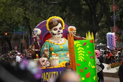 Day of the Dead Parade, Mexico Stock Photos