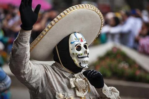 Day of the Dead Parade, Mexico Stock Photos