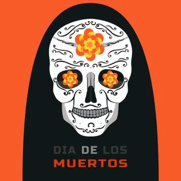 Day of the Dead poster Stock Illustration
