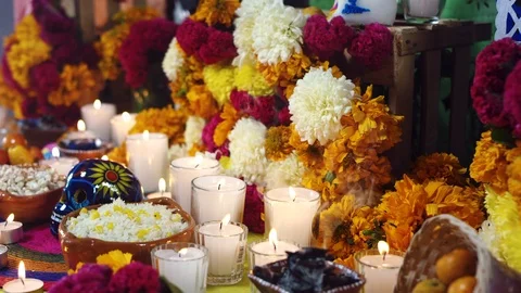The Day of the Dead props Stock Footage 118169355