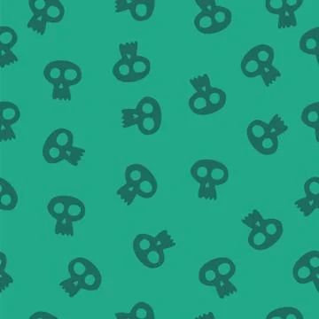 Day of the dead skull skeleton seamless pattern Illustrazione stock