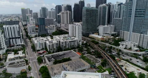 A day in downtown Miami Stock Footage 148962893