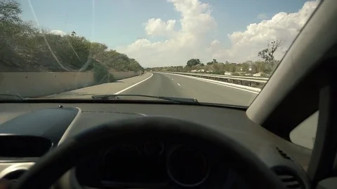 Day drive in motion Video stock 85205470