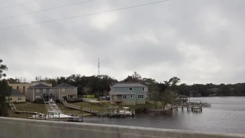 Day driving #4 somewhere in florida Video stock 240975190