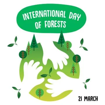 Day of Forests 2 Stock Illustration