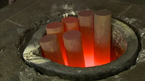 Day at a Foundary Stock Footage 68801234