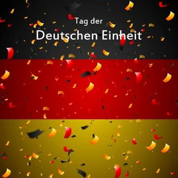Day of German unity design. Tag der deutschen Einheit Day of German unity ... Stockfoto's