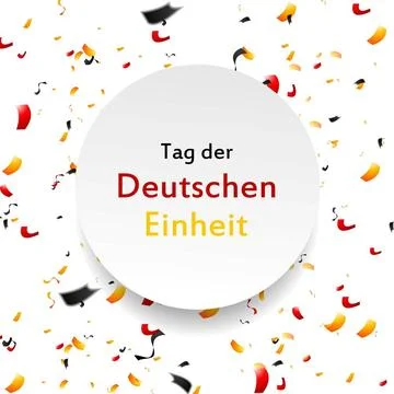 Day of German unity design. Tag der deutschen Einheit Day of German unity ... Foto stock
