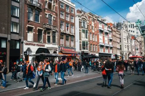 Day of the King, Amsterdam Stock Photos