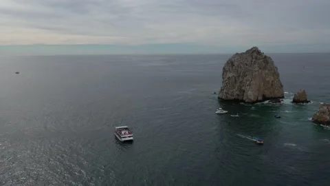 A day at lovers beach in the Los Cabos Corridor. Видео 133210029