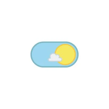 Day mode application icon Stock Illustration