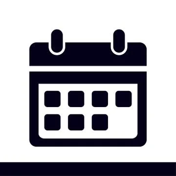 Day month symbol. Illustrazione stock