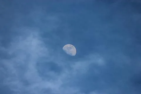 Day Moon Stock Photos